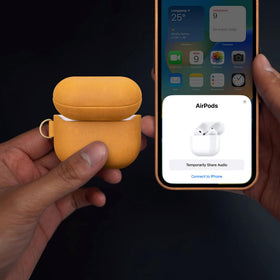 Maogoam AirPods 4 charging port remains accessible with slim shell.