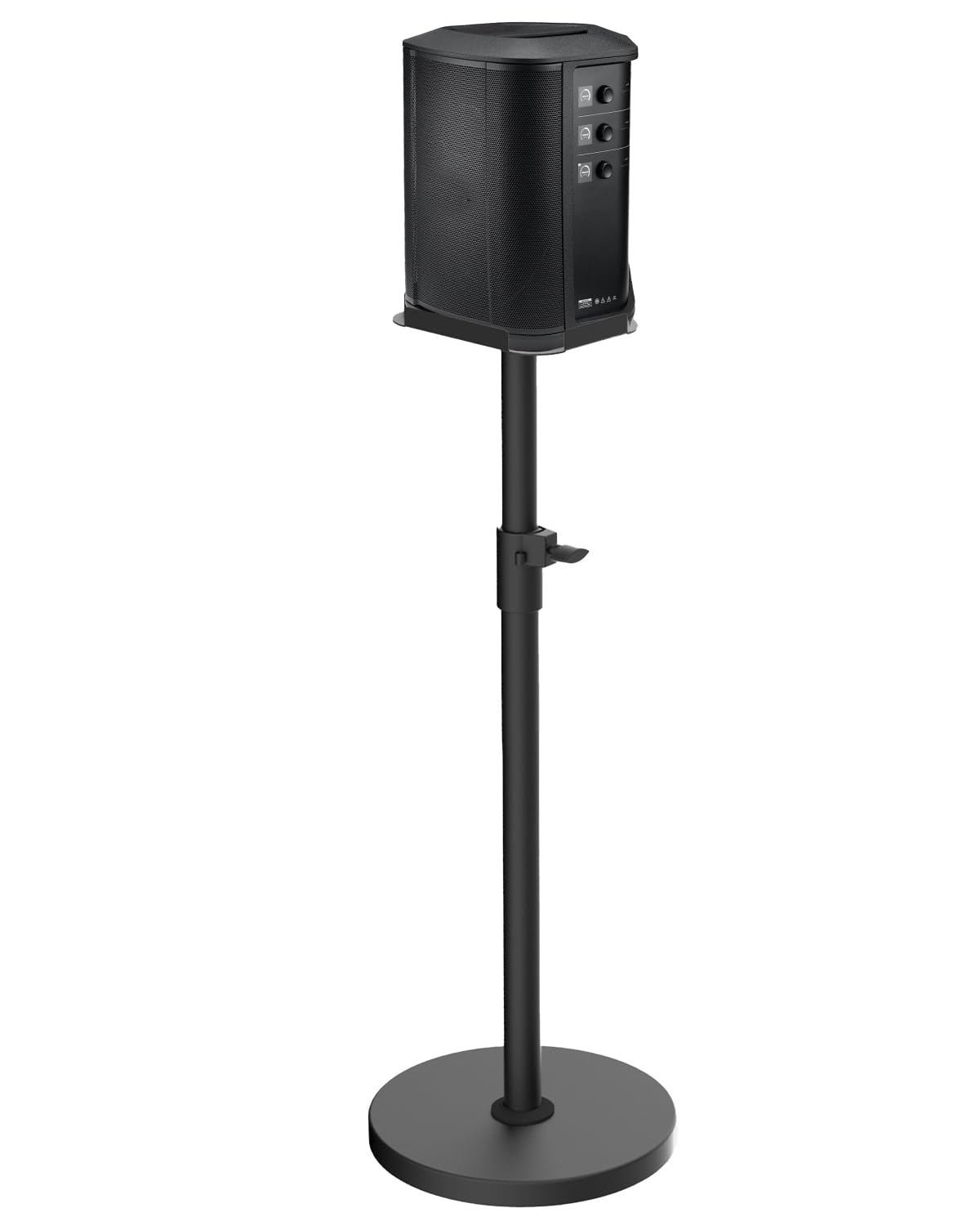 Maozhren height adjustable stand for Bose S1 Pro improves reach and listening angle.