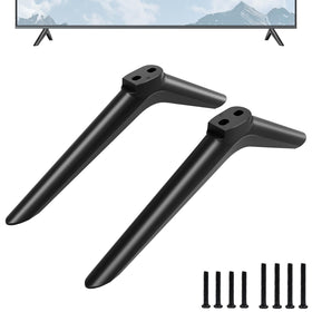 Maozhren Hisense 40 inch legs front view provide stable TV support.