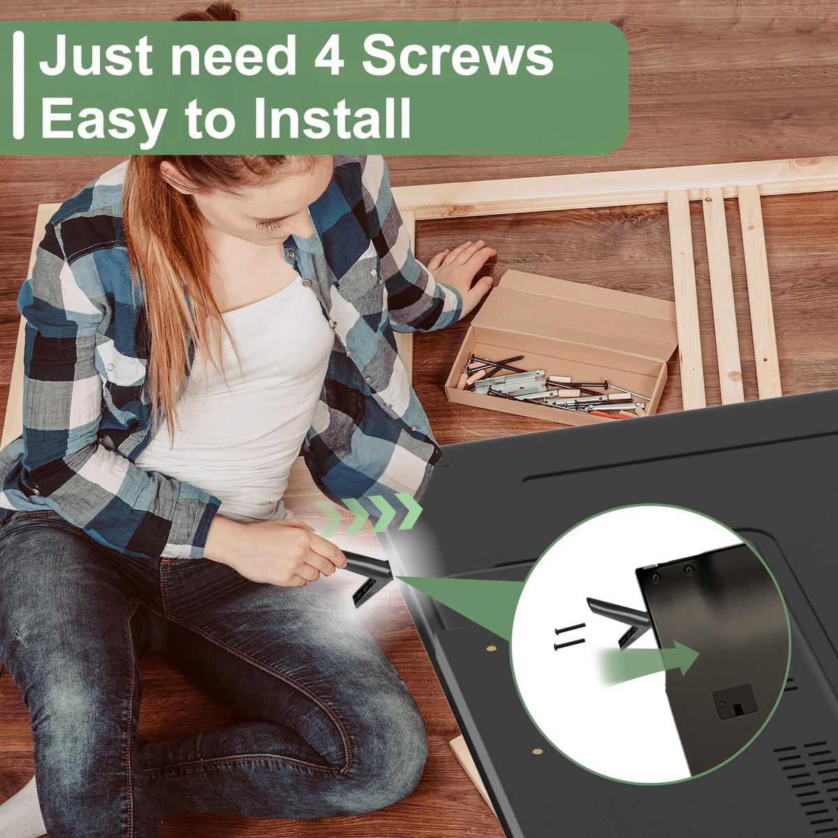 Maozhren installation manual guides easy setup for Hisense legs.