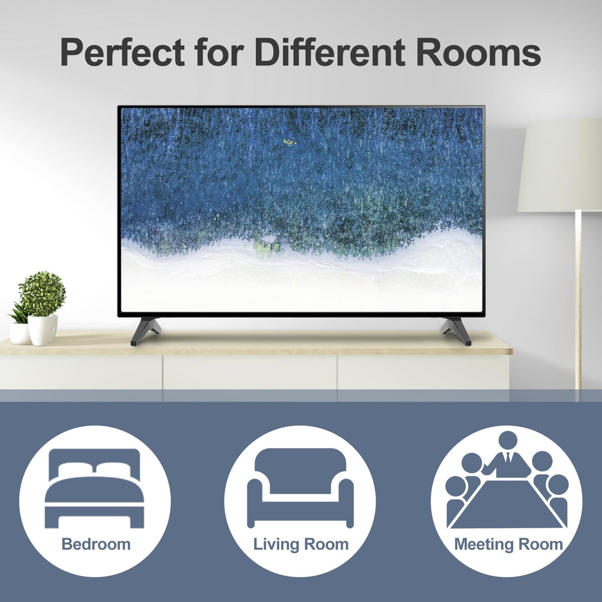 Maozhren stand fits LG 55UK6300 and similar models securely