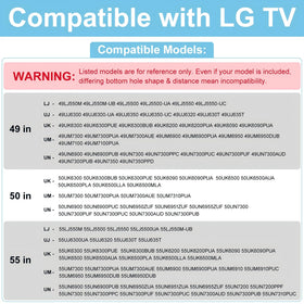 Maozhren LG stand legs for 55UJ6300 deliver solid support and clean aesthetics.