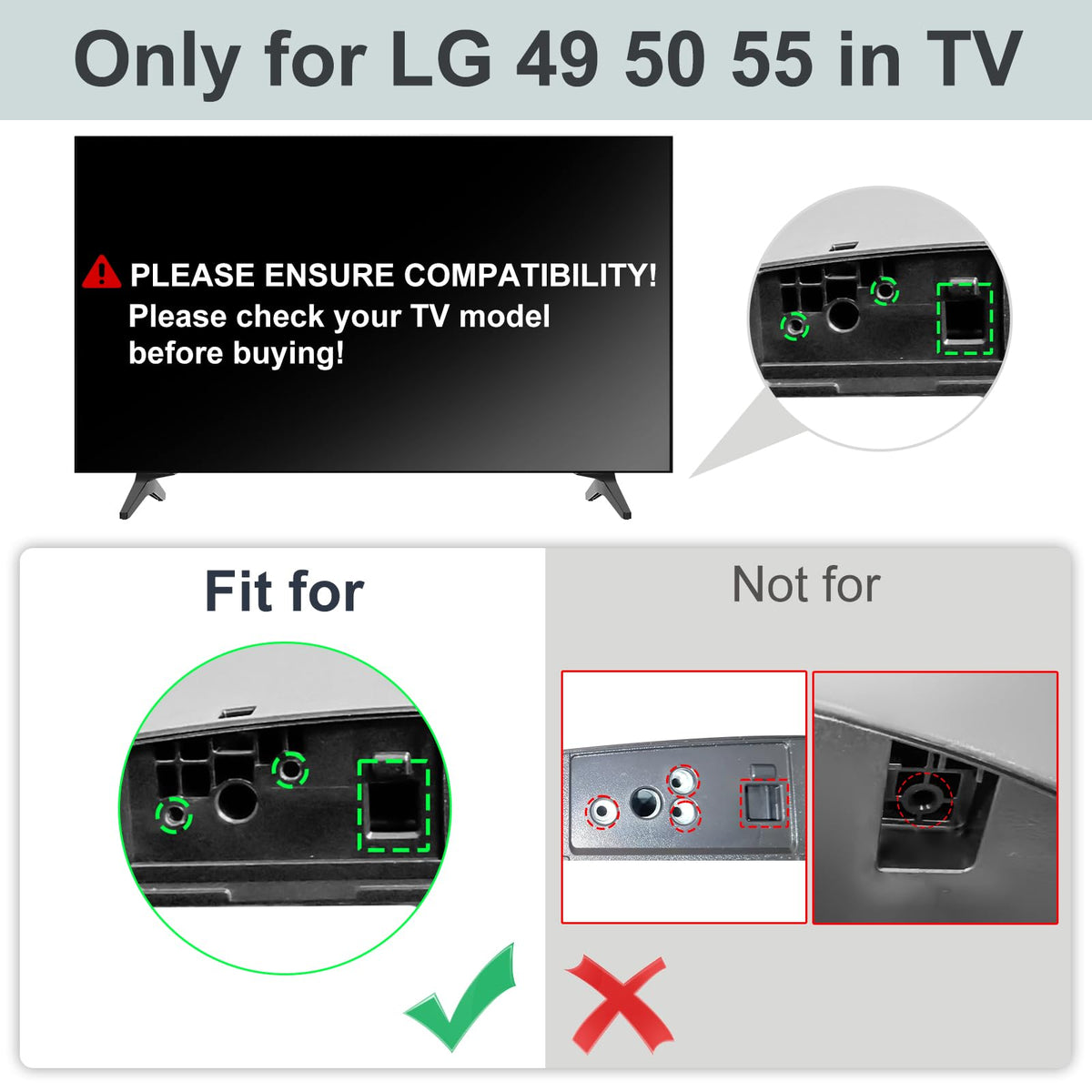 Easy assembly of Maozhren LG TV stand legs for fast installation