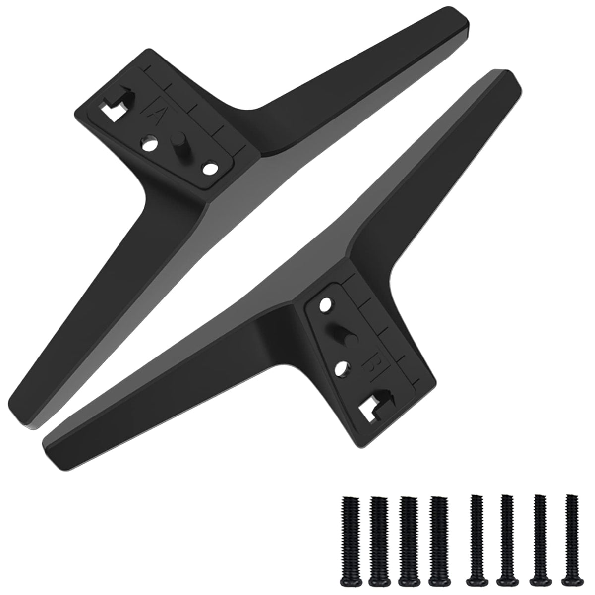 Maozhren LG TV stand legs with screws included for quick setup
