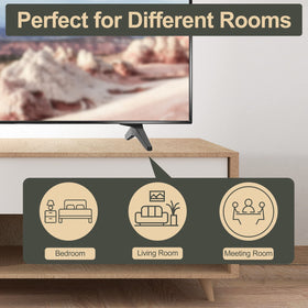 Maozhren sturdy legs offer durable support for LG TVs.