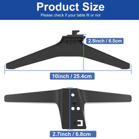 Maozhren low-profile legs give a neat LG TV setup