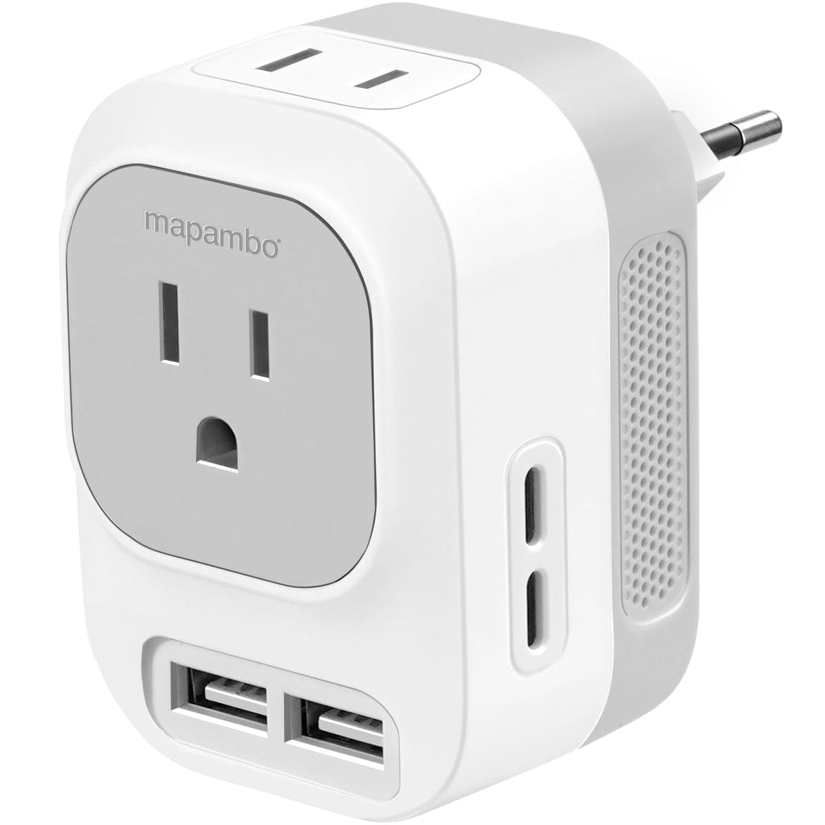 Mapambo 220V to 110V voltage converter compact for Europe travel