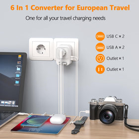 Mapambo unit with two USB A ports for simultaneous charging