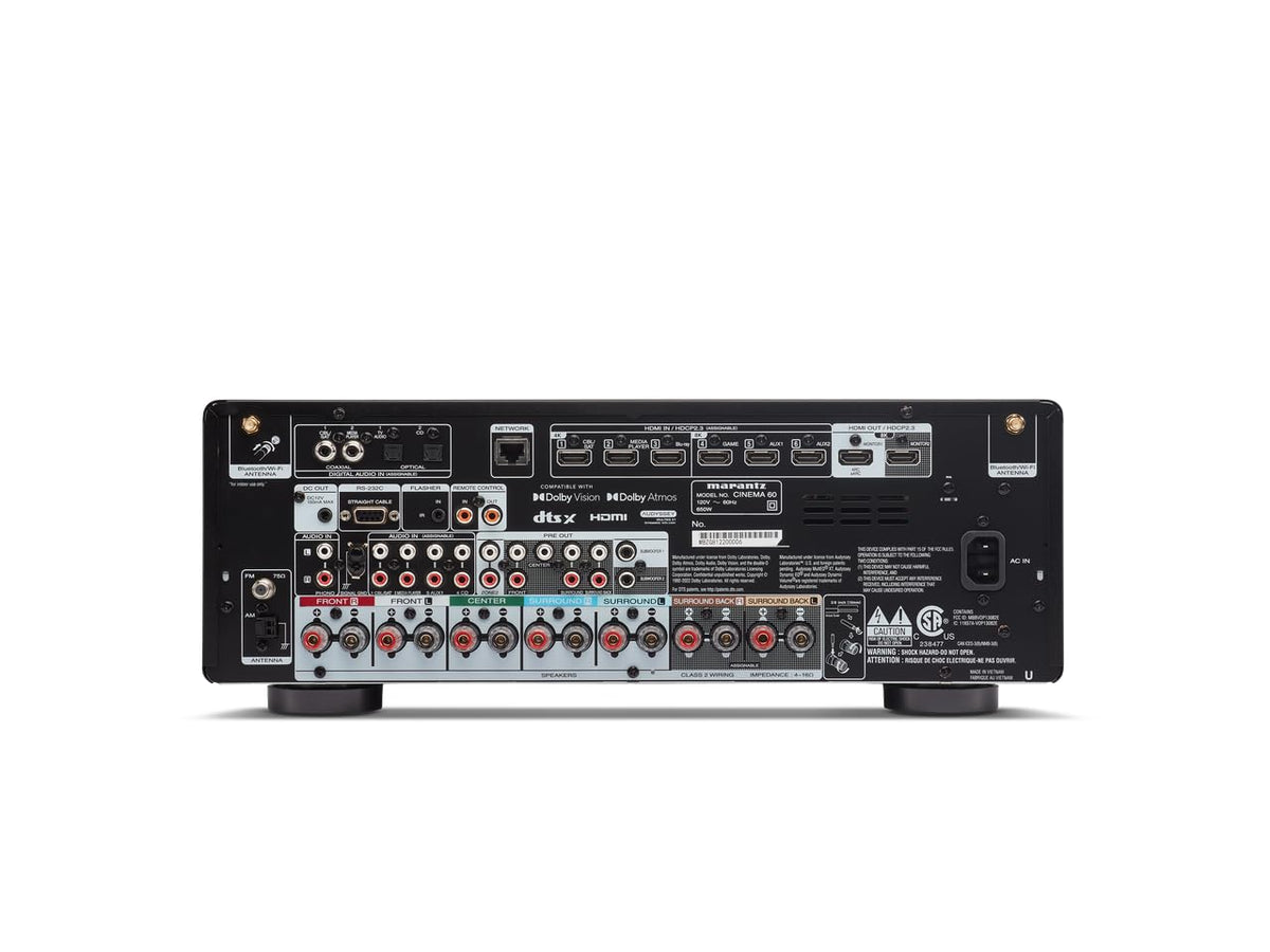 Marantz Cinema 60 delivers Dolby Atmos and DTS:X surround sound
