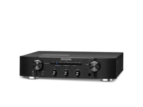 Marantz PM6007 control dials providing smooth volume and tuning adjustments.