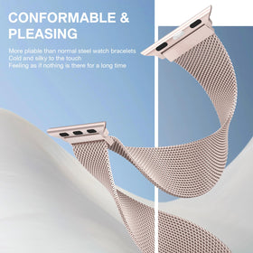 MARGE PLUS Milanese Loop on the wrist, breathable mesh for daily wear