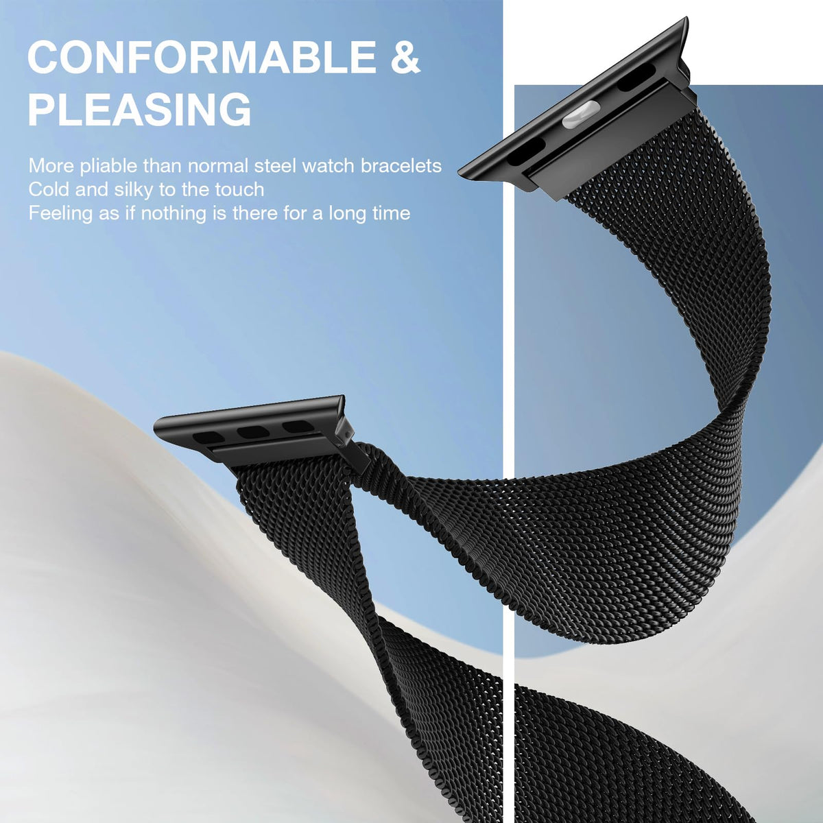MARGE PLUS breathable mesh close-up emphasizing skin-friendly comfort