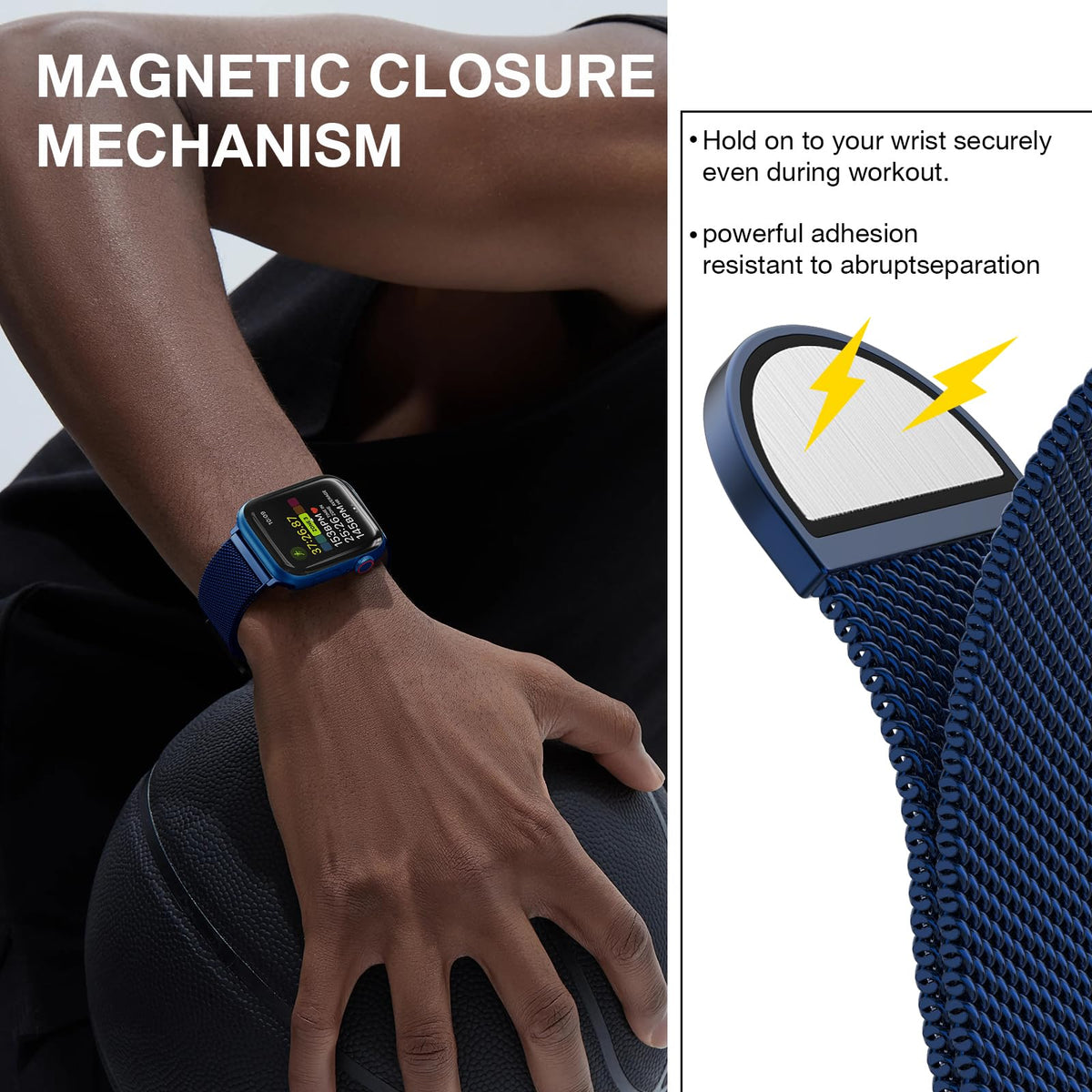 MARGE PLUS compatibility illustration shows Apple Watch models and Ultra support.