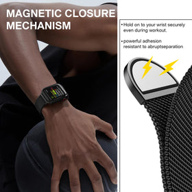 MARGE PLUS magnetic clasp close-up highlighting easy size adjustment