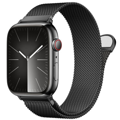 MARGE PLUS Milanese loop close-up showing premium stainless steel and comfortable wear