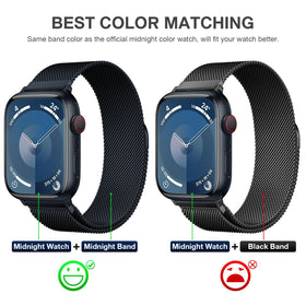 MARGE PLUS Milanese Loop stainless steel construction with polished edges looks premium