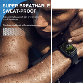 MARGE PLUS Milanese Loop starlight color complements modern Apple Watch outfits