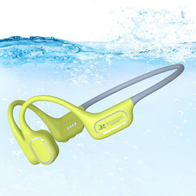 MARLALL front view showing lime green open-ear design and comfortable fit