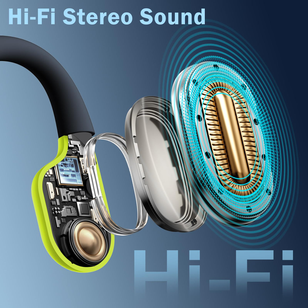 MARLALL headphones displaying 32 GB MP3 function for phone-free swim music