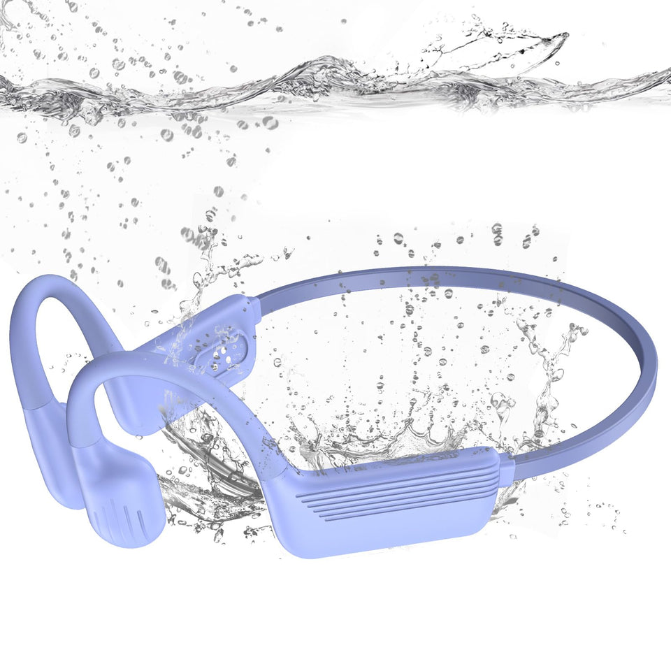 MARLALL front view of purple LiteSurge showing sleek waterproof design and visibility