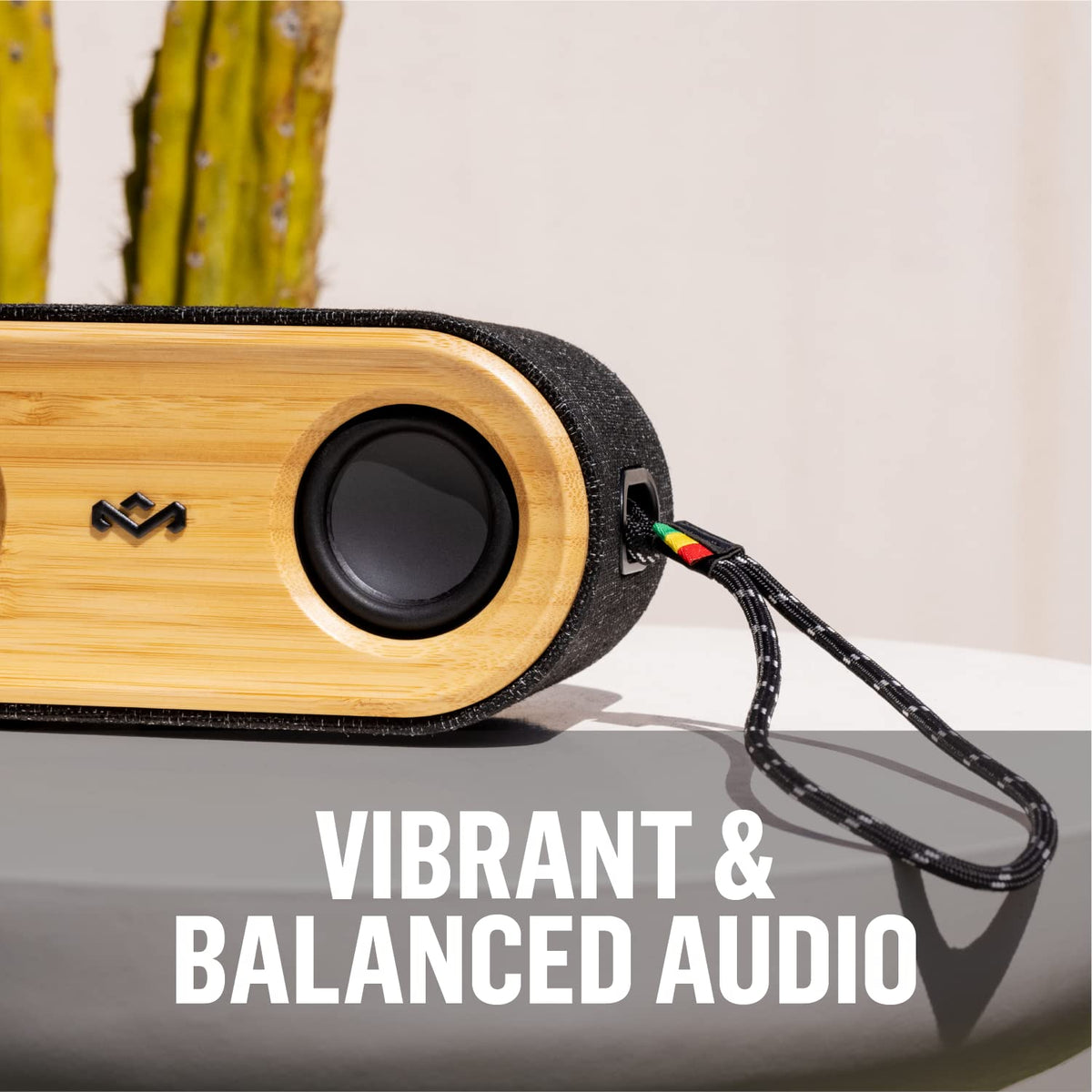 Marley Get Together 2 Mini paired with multiple speakers for bigger party sound.