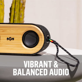 Marley Get Together 2 Mini paired with multiple speakers for bigger party sound.