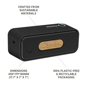 Marley Get Together 2 XL USB-C and USB-A ports for charging devices