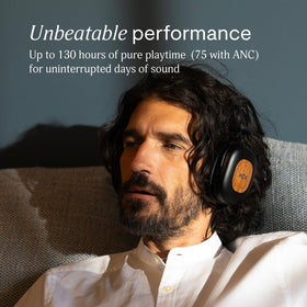 Marley Positive Vibration Rebel ANC headphones charging port and controls