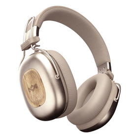 Marley Rebel ANC headphones front view with plush memory foam cushions for comfort