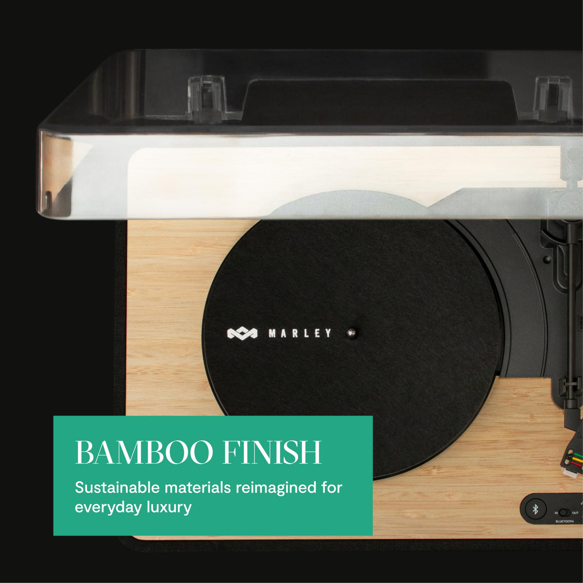 Audio-Technica AT3600L cartridge on Marley Revolution for precise tracking.