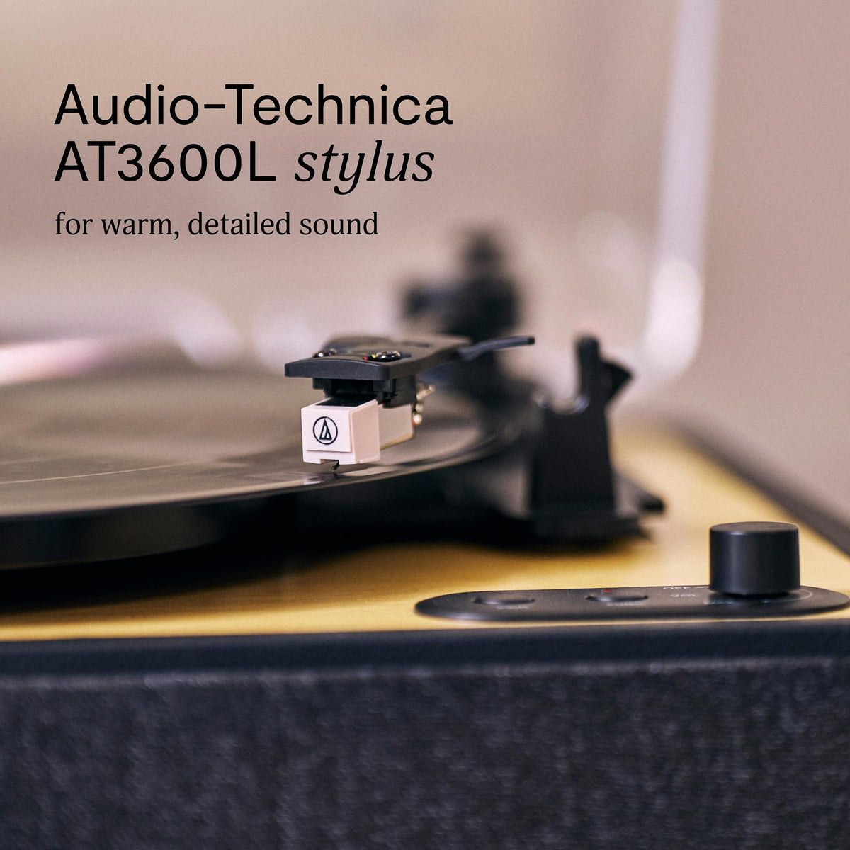 Recycled felt slipmat blends sustainability with smooth playback.