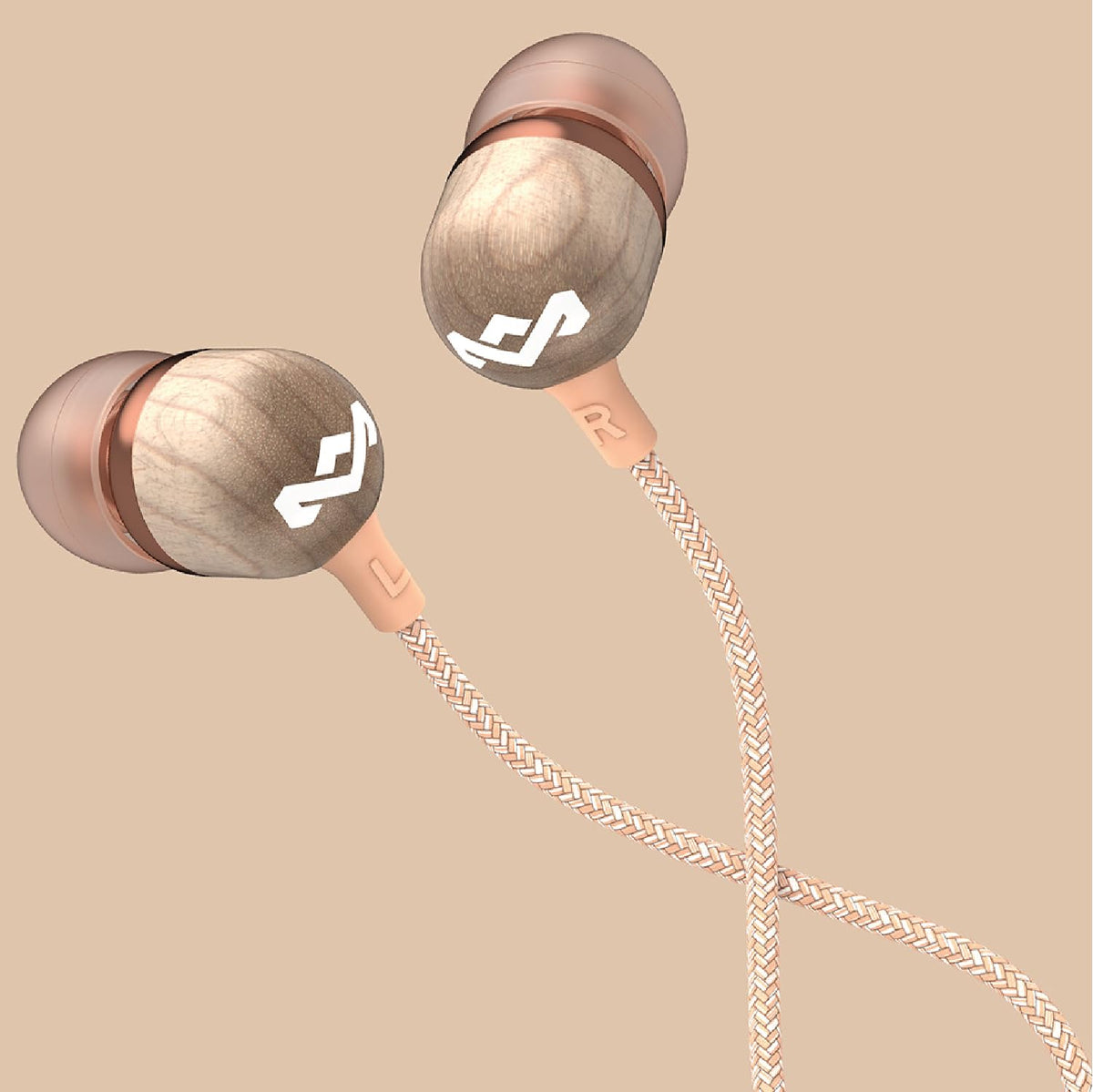 Marley Smile Jamaica earbuds in-ear-fit options ensure comfortable wear