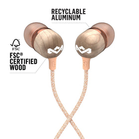 Marley Smile Jamaica earbuds wood-housing showcase sustainable materials and premium feel