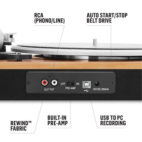 Marley Stir It Up tonearm with Bob Marley engraving