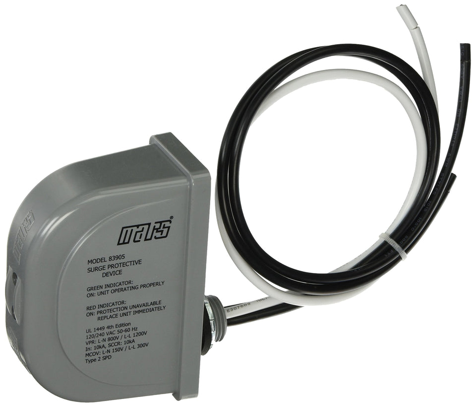 Mars 83905 HVAC surge protector safeguarding compressors and ECM motors from spikes