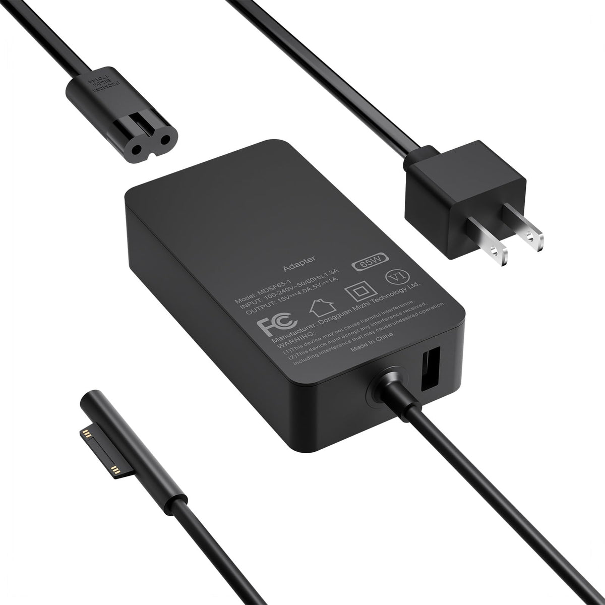 MARSDOCK 65W charger front view ready for fast charging
