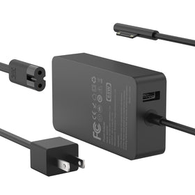 MARSDOCK 65W adapter front view showing compact design and ports for reliable charging