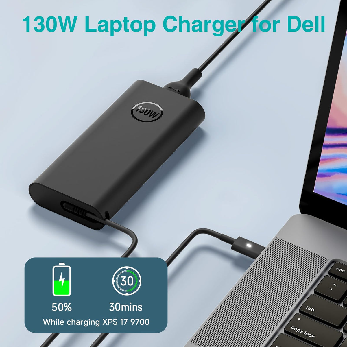 MARSDOCK USB-C connector closeup highlighting secure fit and fast charging benefit