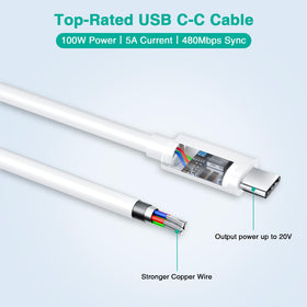 MARSDOCK durable USB-C cable tested for 20,000 bends