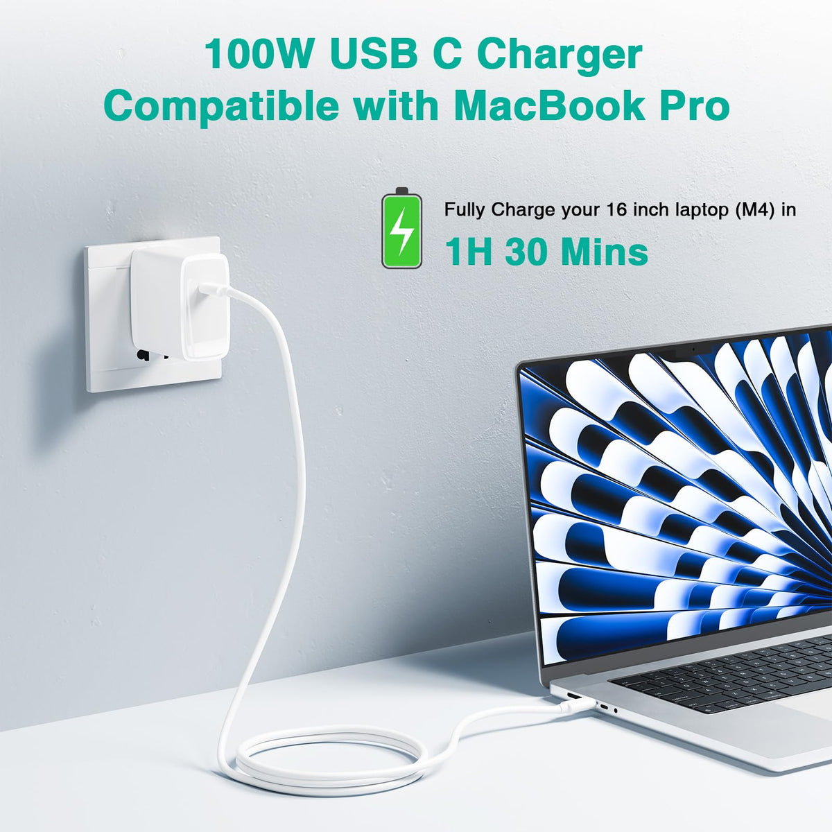 MARSDOCK foldable compact power adapter ready for on the go