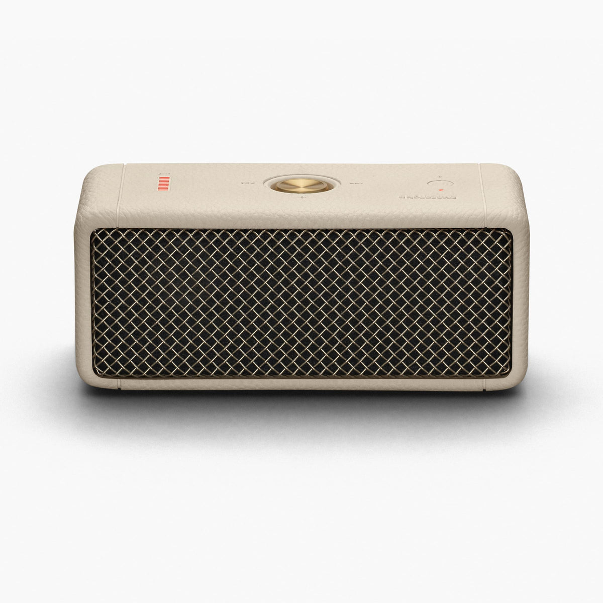 Marshall Emberton II Cream top controls, quick access for volume, playback, and pairing.