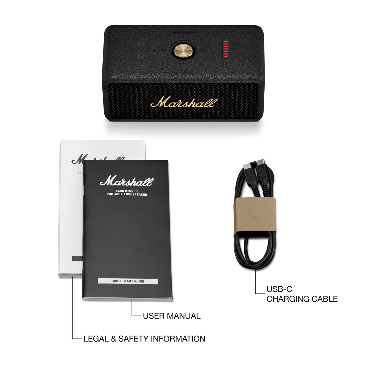 Marshall Emberton III built-in-microphone enables hands-free calls anywhere.