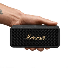 Marshall Emberton III ip67-dust-waterproof protection for beach days and trails.