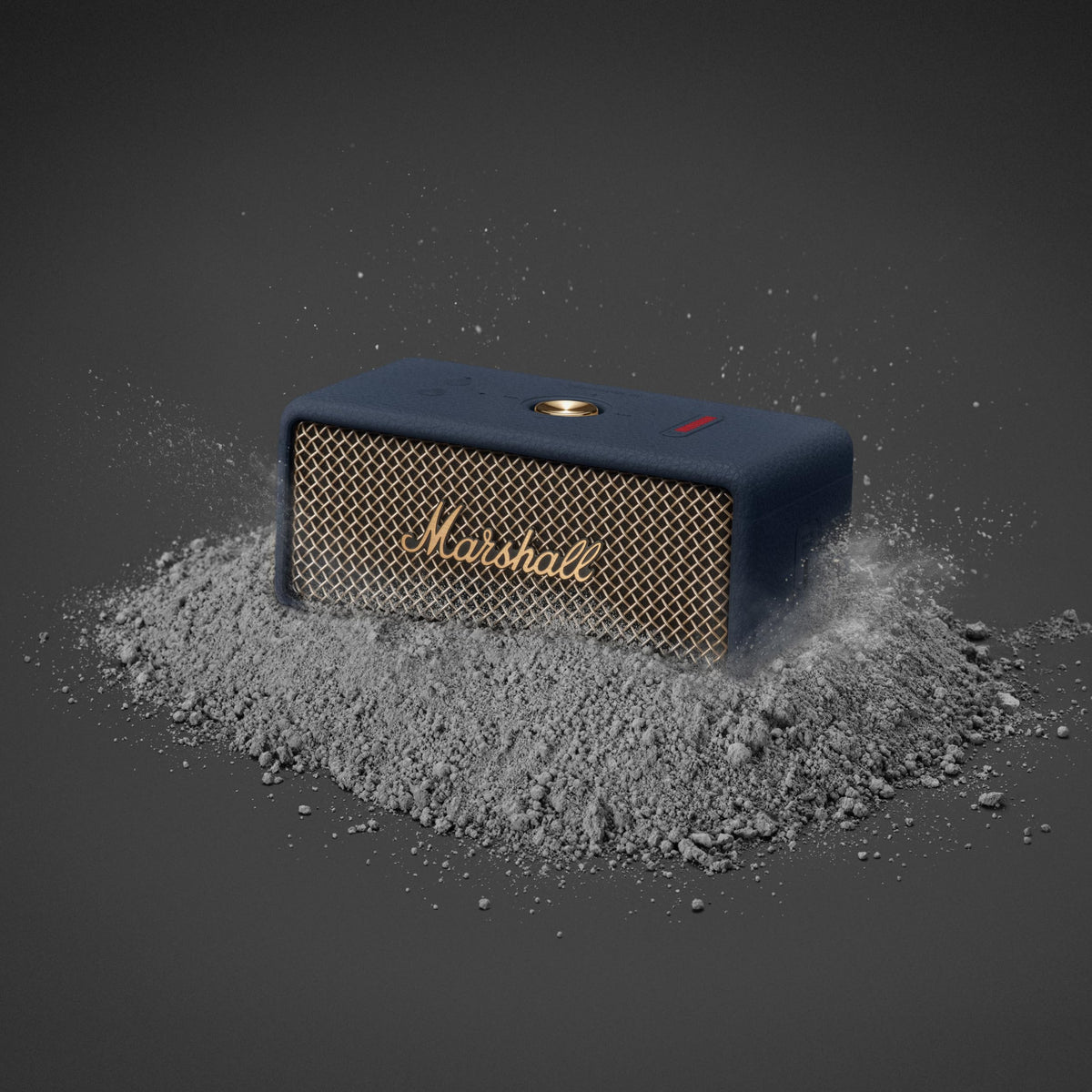 Marshall Emberton III portable design fits bags and backpacks for travel.