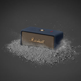 Marshall Emberton III portable design fits bags and backpacks for travel.