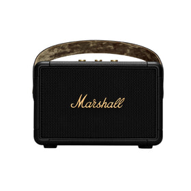 Marshall Kilburn II front view with rugged metal grille for immersive, portable sound.