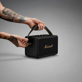 Marshall Kilburn II top-panel controls let you tune bass and treble quickly.