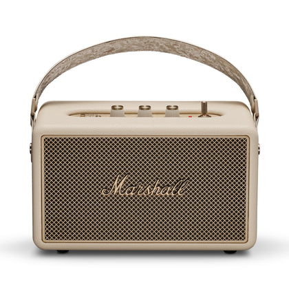 Marshall Kilburn III Cream front view highlights iconic design and portability
