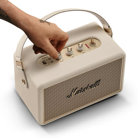 Marshall Kilburn III Cream IP54 dust and water resistance in action