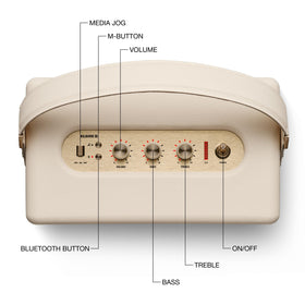 Marshall Kilburn III Cream top controls with tactile, signature Marshall style